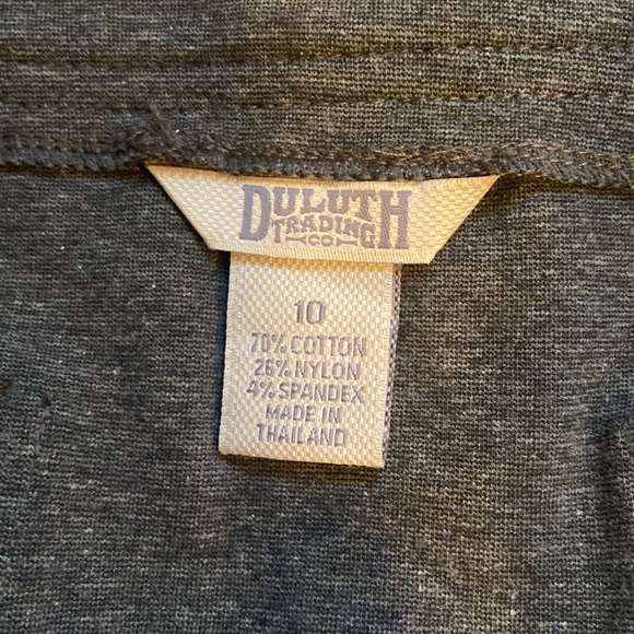 Duluth Trading Co gray skirt - Picture 4 of 4